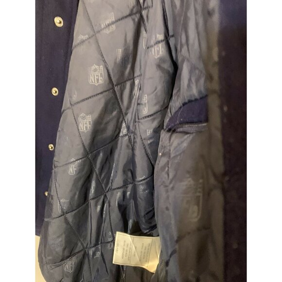 RARE VTG Chicago Bears Jacket Varsity Style NFL Football‎ Wool Sz M Heavy - Picture 6 of 8